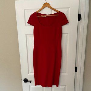 Michael Kors - Made in Italy - Size 10 Red Cocktail Dress